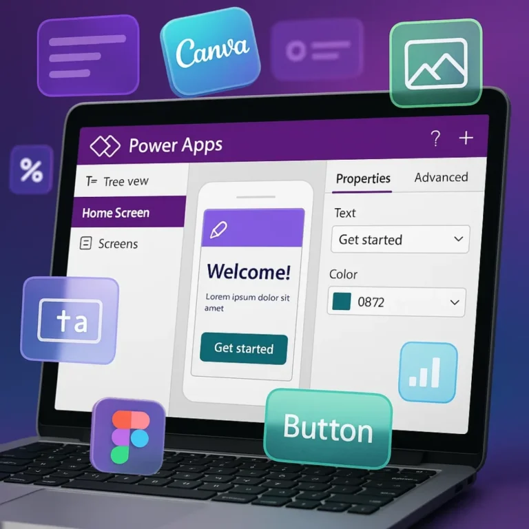 Figma and Canva Designs for Power Apps