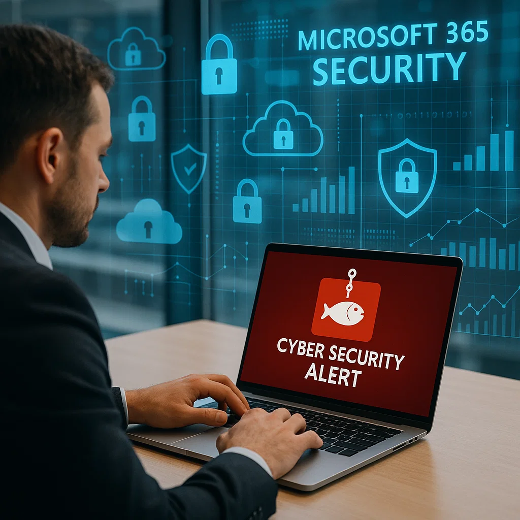 Security in Microsoft 365: avoid phishing attacks.